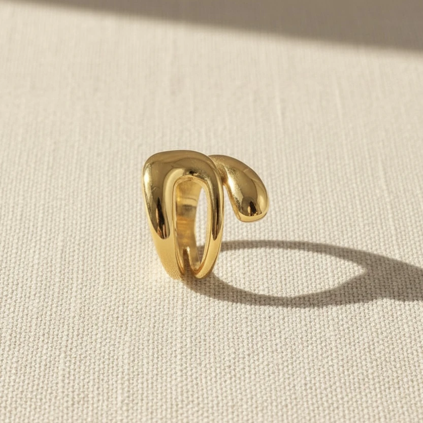 Golden Drift Ring