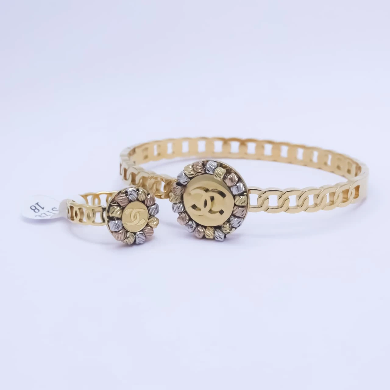 Tri-Aura Signature Bracelet & Ring