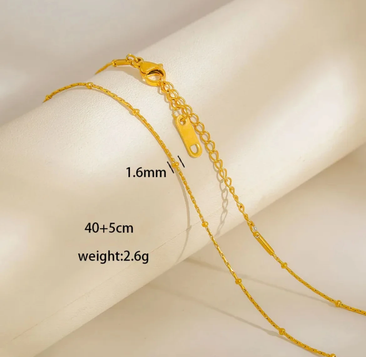 Celeste Silk  Bead Chain