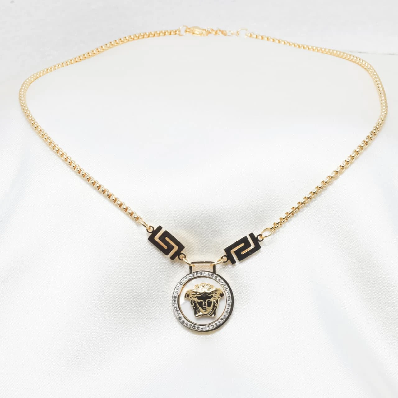The Medusa Greca Necklace